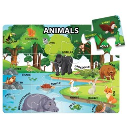 ROMPECABEZ ANIMALES (INGLES)