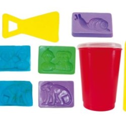 SET MOLDEA CON PLSTILINA C/56 PZAS Y 4 PLASTILINAS 125 GRS