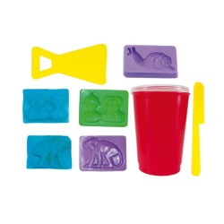 SET MOLDEA CON PLSTILINA C/56 PZAS Y 4 PLASTILINAS 125 GRS