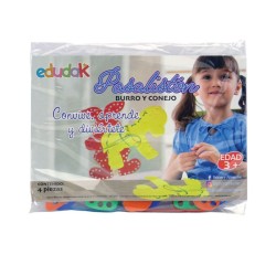 PASA LISTON CONEJO BURRO C/4 PZAS