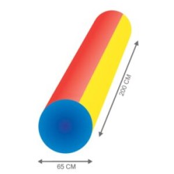 SALCHICHA CON SOPORTES 200X65 CM EN LONA