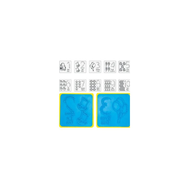 SELLOS BILINGÜES DEL 1 AL 10