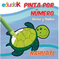 CUADERNOS PINTA POR NUMERO SUMA-RESTA NAHUATL