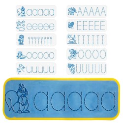 SELLOS LECTO VOCALES C/10 PZAS