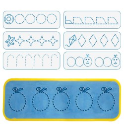 SELLOS LECTO FIGURAS GEOMETRICAS C/10 PZAS