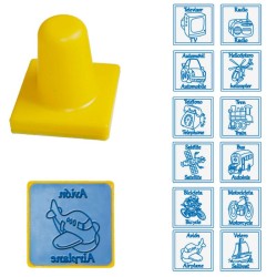 Sellos Bilingu?es Medios De Transportes