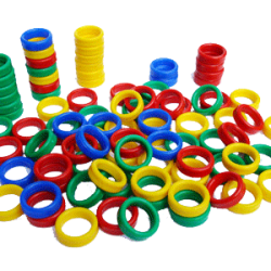 JUEGO DE ANILLOS DE FRACCIONES