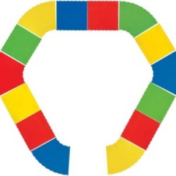 MESA PREESCOLAR GRUPAL C/14 PZAS Y 13 UNIONES