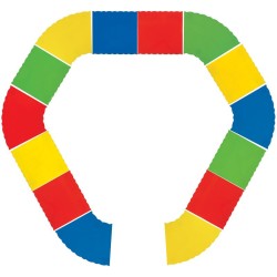 MESA PREESCOLAR GRUPAL C/14 PZAS Y 13 UNIONES