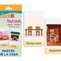 FLASH CARDS PARTES DE LA CASA INGLES-ESPAÑOL