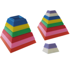 Pirámide Cuadrangular con 8 pzas