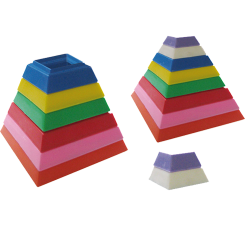 Pirámide Cuadrangular con 8 pzas