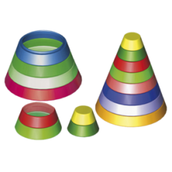 Pirámide Circular 8 Pzas