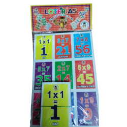 LOTERÍA DE MULTIPLICACIÓN