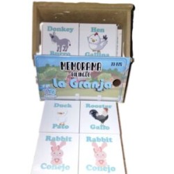 Memorama Bilingüe La granja