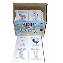 Memorama Bilingüe La granja