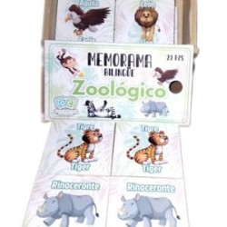Memorama Bilingüe Zoológico