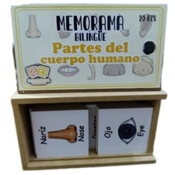Memorama Bilingüe Partes del Cuerpo