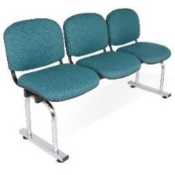 BANCA TANDEM ISO CROMADA 5 PLAZAS