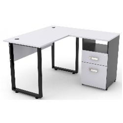 ESCRITORIO QUADRA CON LATERAL (DER./IZQ.)