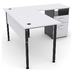 ESCRITORIO  SIRION CON LATERAL   (DER./IZQ.)