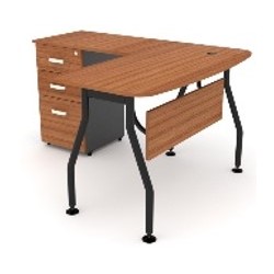 CONJUNTO OPERATIVO ZAGATO  CON LATERAL  CON PEDESTAL (DER./IZQ.)