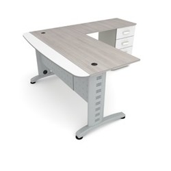 » ESCRITORIO DELTA CON LATERAL  (DER./IZQ.)