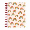 LIBRETA DE DISCOS ARCOIRIS
