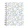 LIBRETA DE DISCOS GATITOS