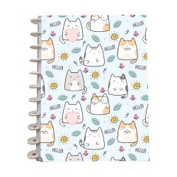 LIBRETA DE DISCOS GATITOS