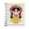 LIBRETA DE DISCOS MUÑECA MEXICANA