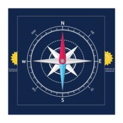 TAPETE PUNTOS CARDINALES