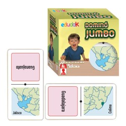 DOMINÓ JUMBO ESTADOS Y CAPITALES DE LA REP. MEXICANA